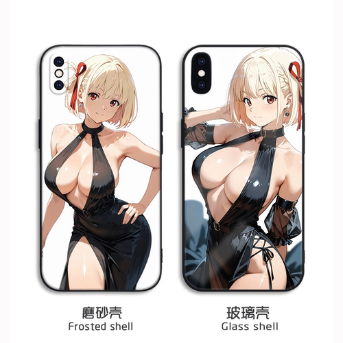次元少女玻璃壳任意机型来图定制