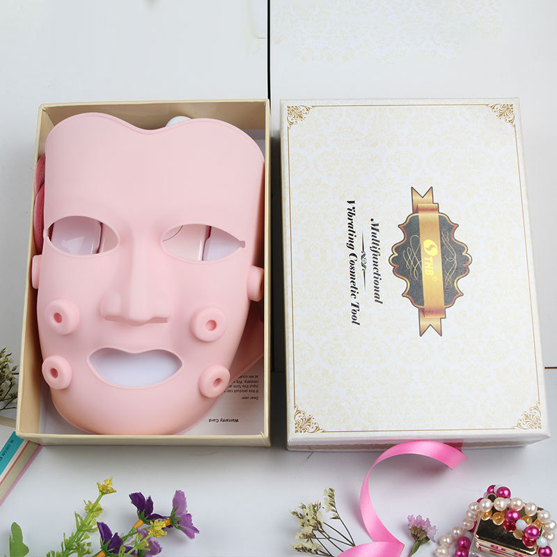 LED膜罩震动导入仪脸部震动彩光美容仪面仪美容面面具按摩仪器