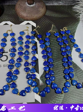 天然石中古vintage复古简约项链