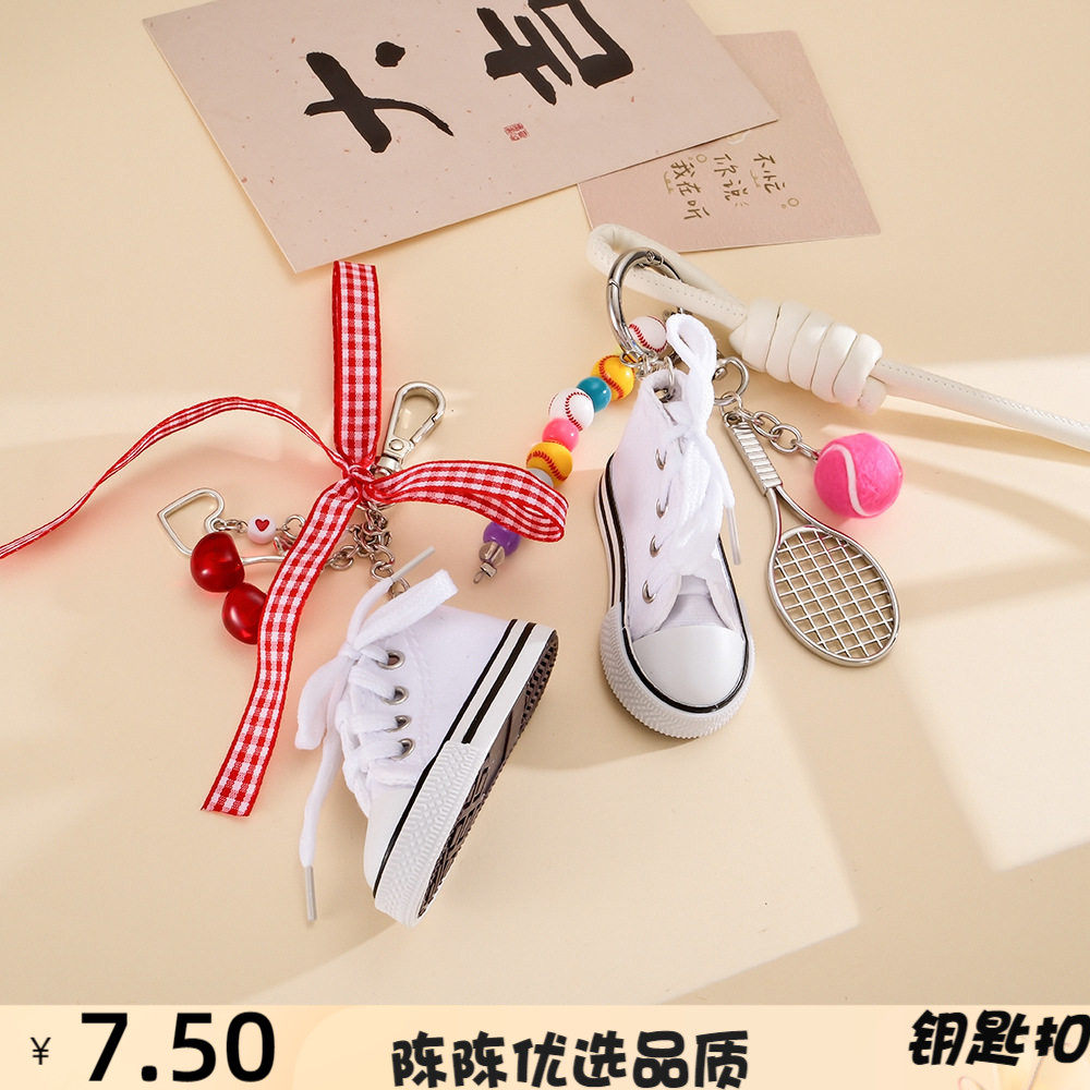 时尚亚克力斑点帆布鞋皮绳miu系
