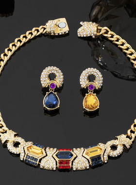 vintage项链欧美夸张复古中世纪