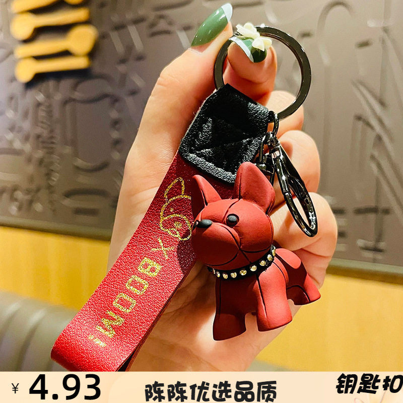 创意网红ins树脂法斗犬卡通小汽