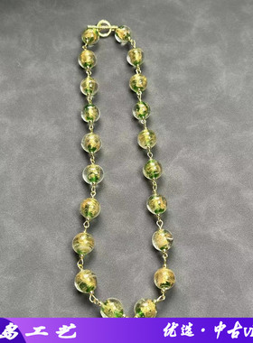 琉璃中古Vintage气质复古高项链