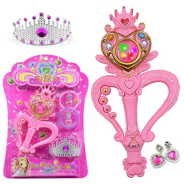 。新款玩具魔法棒魔仙舞法套装魔杖女孩花仙子女巫变身器女童天女|msdalam kategori Toy/bayi/teka-teki/blok bangunan/model, elektronik/cahaya/berudara/mainan rumit, mainan LED - dari Buy2taobao.com untuk memberikan perkhidmatan ejen Taobao profesional membeli