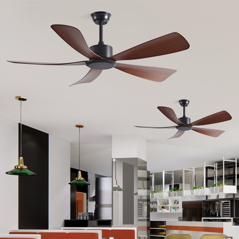 大风力吊扇2025年新款餐厅客厅无扇简约复古静音吊顶电风扇灯风