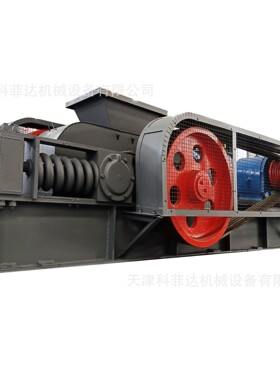 对辊式破碎机煤炭石油焦齿面辊式电动驱动破碎机厂家价
