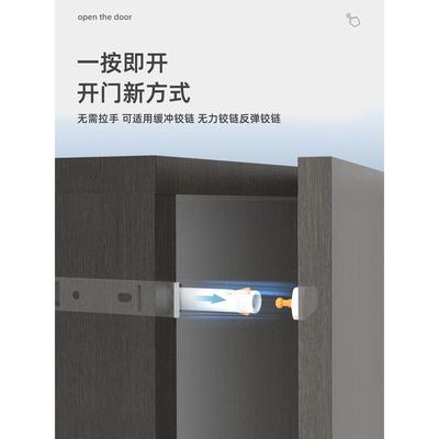 柜门反弹器按压式重型高门按弹器衣柜隐形门免拉手弹扣暗门拉手磁