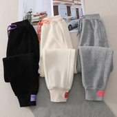 卫裤 子儿童运动裤 爆 2025洋气中大童纯棉裤 女童春秋运动休闲裤