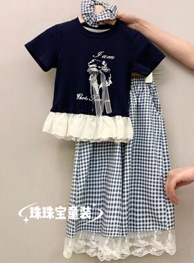女童套装2025夏季新款