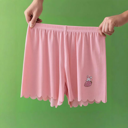 专柜正品女童防走光安全裤夏天薄款打底裤女孩外穿宽松冰丝短裤潮