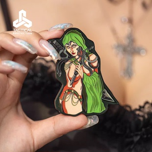 TAGTICAL 2024 MEDUSA 美杜莎 夜光UV魔术贴 士气章 EDC贴章