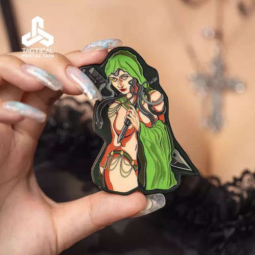 TAGTICAL 2024 MEDUSA 美杜莎 夜光UV魔术贴 士气章 EDC贴章