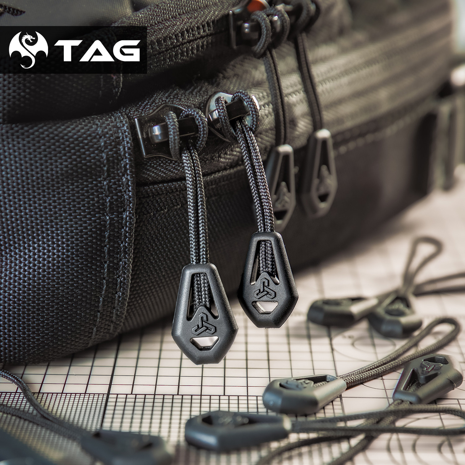 TAGTICAL 水滴形LOGO拉链头 伞绳拉头拉手 包具服饰外套拉链配件,运动包/户外包/配件,防雨罩/背包配件,淘宝优惠券,粉丝福利购,淘宝优惠卷