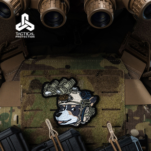 TAGTICAL  战术柯基夜光  士气章  进口万针刺绣
