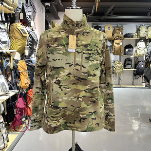 KIDON奇盾L2摇粒绒立领保暖半开套头通勤打底骑行复古防风卫衣