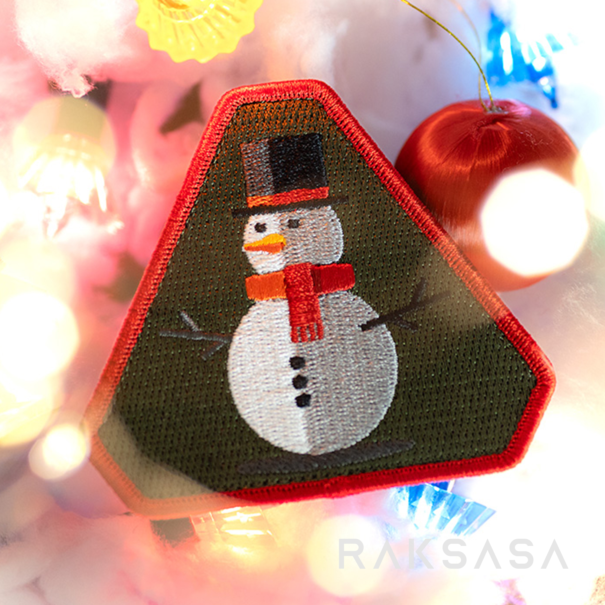 美国PDW Holiday Snowman Morale Patch PDW士气章臂章
