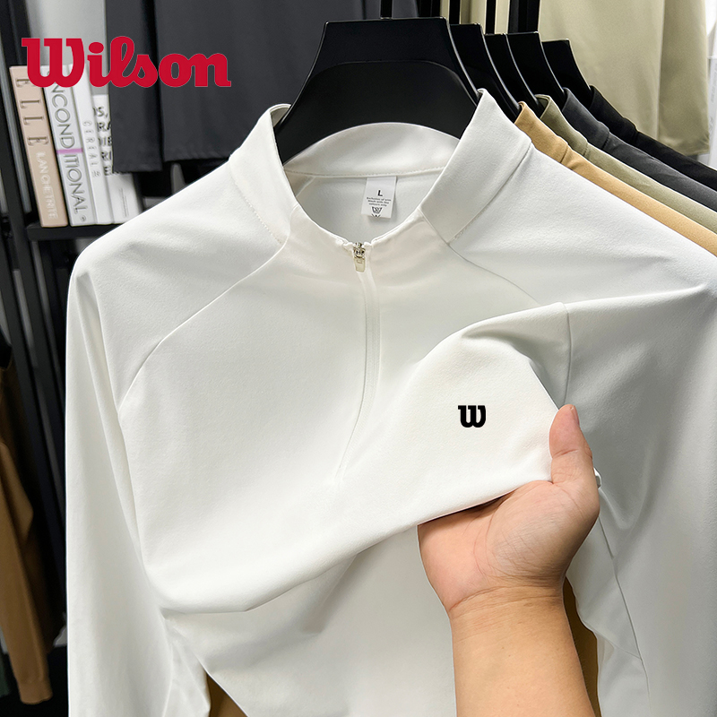 Wilson威尔胜长袖半拉链网球服