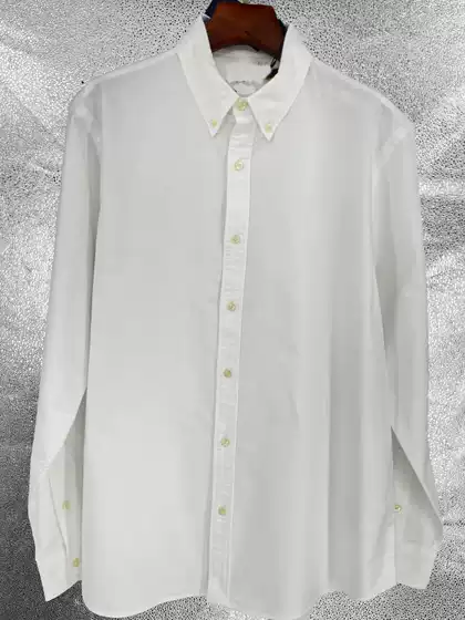 [Classic] Oxford White Long-Sleeved Shirt