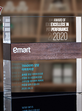 奖杯定制K9水晶奖杯奖牌定制高档大气授权牌年会荣誉颁奖奖杯定做