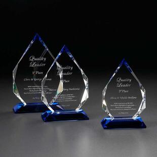 水晶冰山加盟授权优秀合作伙伴销售冠军奖牌菱形协会纪念留念共赢