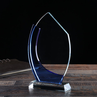 新款创意纪念品销售冠军奖杯k9水晶优秀团队供应商工艺品家居装饰