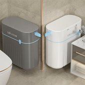 垃圾桶家用壁挂2023新款 厕所卫生间专用大号厨房带盖自动打包
