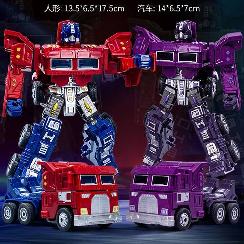 变形玩具汽车金刚机器人战士手办模型擎天黄蜂柱惯性正版儿童男孩