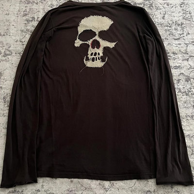 夯中夯！自主LGB 复古视觉系00SS gimmick hoodie骷髅贴片卫衣