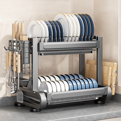 碗架沥水架免打孔易收纳