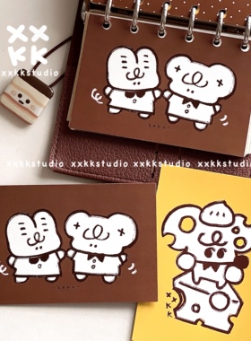 xxkk炫炫酷酷丨原创A7内页卡手账分隔页明信片