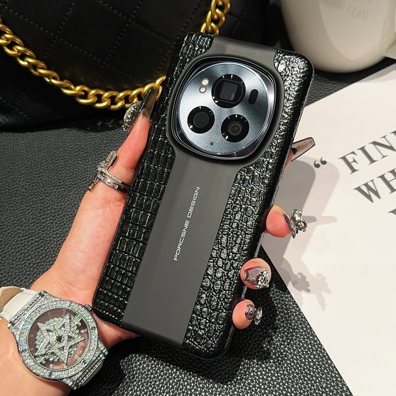 荣耀magic6真皮高档手机壳