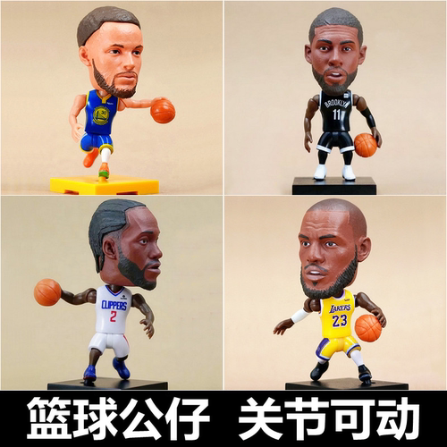 詹姆斯欧文库里手办周边纪念品篮球公仔人偶摆件明星玩偶礼物