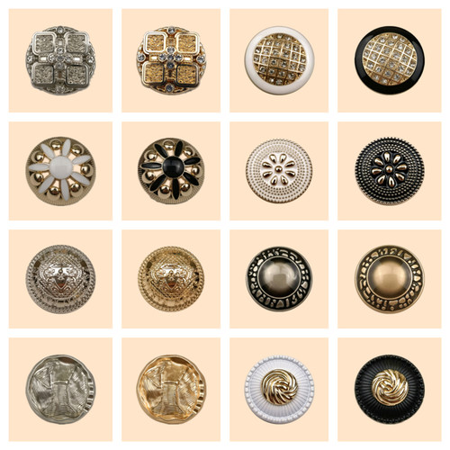 西服百搭上衣时装香风金属纽扣