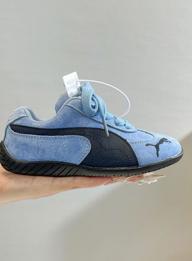 2025年真皮蓝色悍马童鞋百搭男童鞋子潮牌女童休闲鞋软底儿童春秋