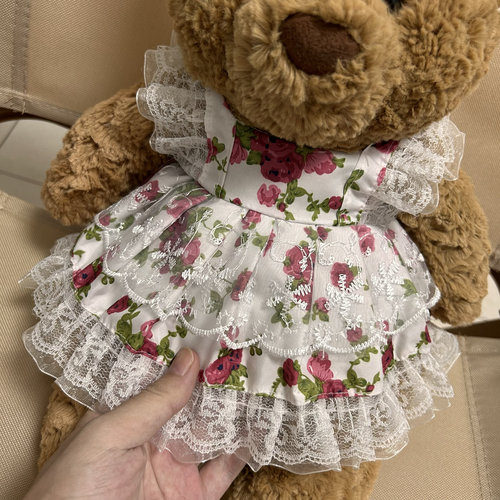 仅娃衣】巴塞罗那熊衣服jelly&cat36cm小熊连衣裙莉娜熊30cm娃衣