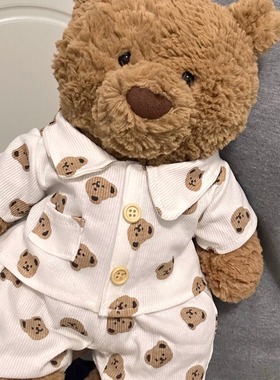 仅娃衣】36巴塞罗熊可爱小熊Jelly&cat衣服毛绒玩偶熊娃衣着替