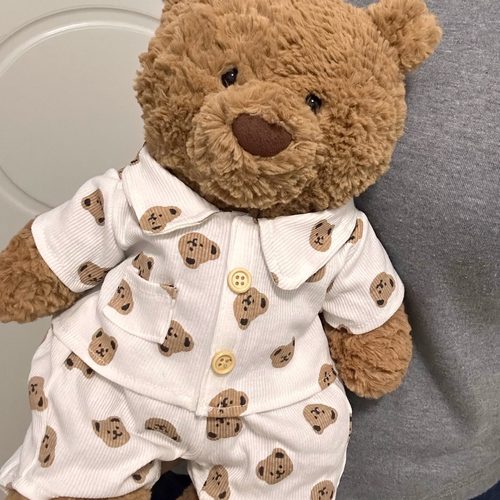 仅娃衣】36巴塞罗熊可爱小熊Jelly&cat衣服毛绒玩偶熊娃衣着替