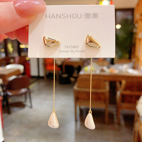 高级感复古简约长款耳环一款两戴