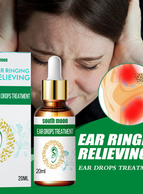 Tinnitus, dull ringing, buzzing in the ears, ear drops