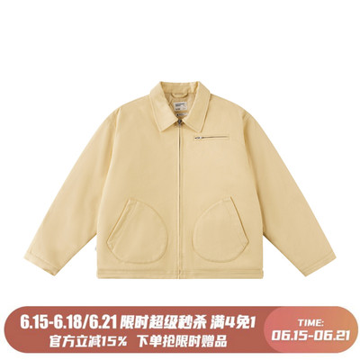 MARCHMANIA 秋冬新款厚实保暖新款日系宽松水洗底特律棉服