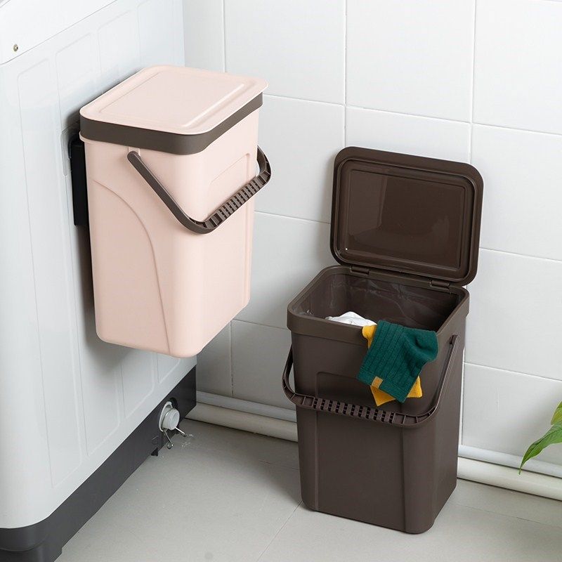 无痕贴塑料衣架挂钩料放衣物的篮子篓卫生间防水带盖收纳箱壁挂式在类目 收纳整理, 家庭收纳用具, 收纳篮, 脏衣篮中 - 来自Buy2taobao.com提供专业的淘宝代购服务