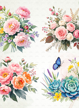 原创烫画时尚植物花卉清新热转印白墨烫画耐水洗服装辅料贴