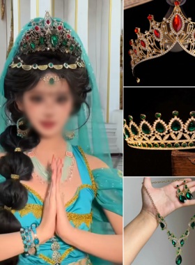 茉莉公主全套敦煌写真额饰多层款