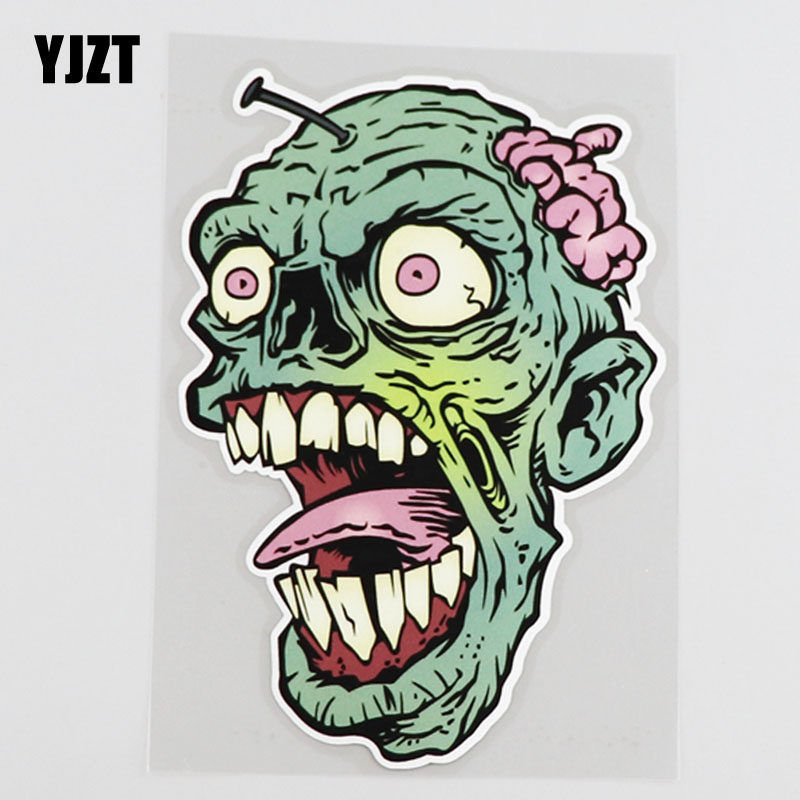 yjzt 恐怖怪物贴纸 美潮个性汽车车身装饰车贴 cs8126