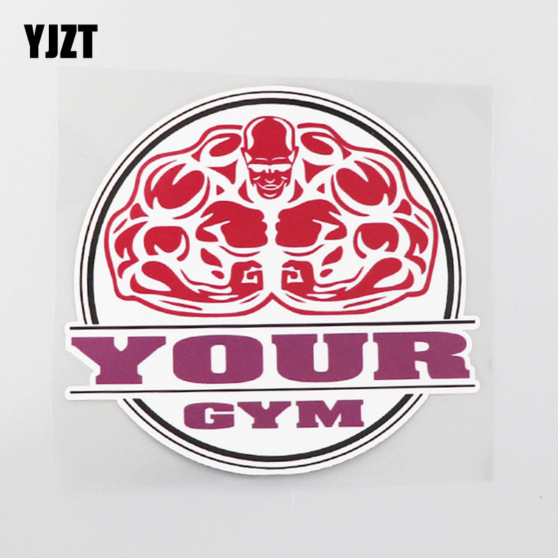 yjzt your gym你的健身房 个性运动文字汽车车身装饰贴纸 cs9245