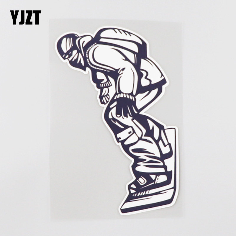 yjzt 滑板男孩 简约速写风个性运动车贴 创意热门网红潮贴 cs9206
