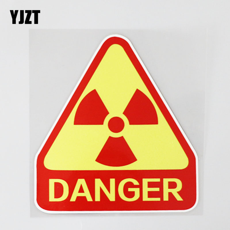 yjzt 远离危险 danger 文字警示标识反光贴纸 cs8448