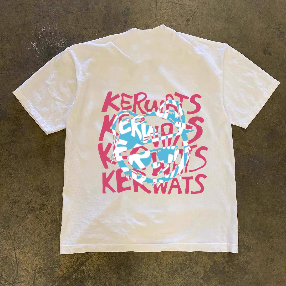 夏季重磅美式痞帅短袖T恤青年男女款ins潮牌街头宽松圆领上衣