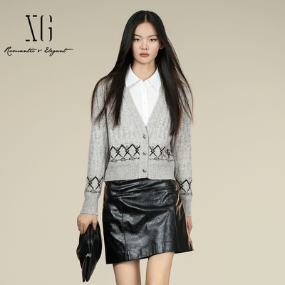 毛针织衫XK411056B184