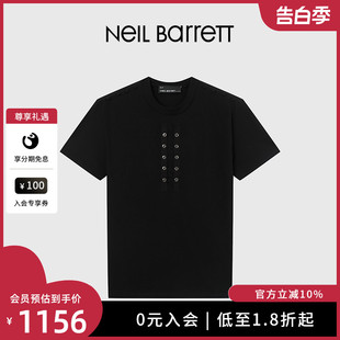 尼奥贝奈特2023春夏男式 上衣棉质T恤简单舒适 短袖 BARRETT NEIL